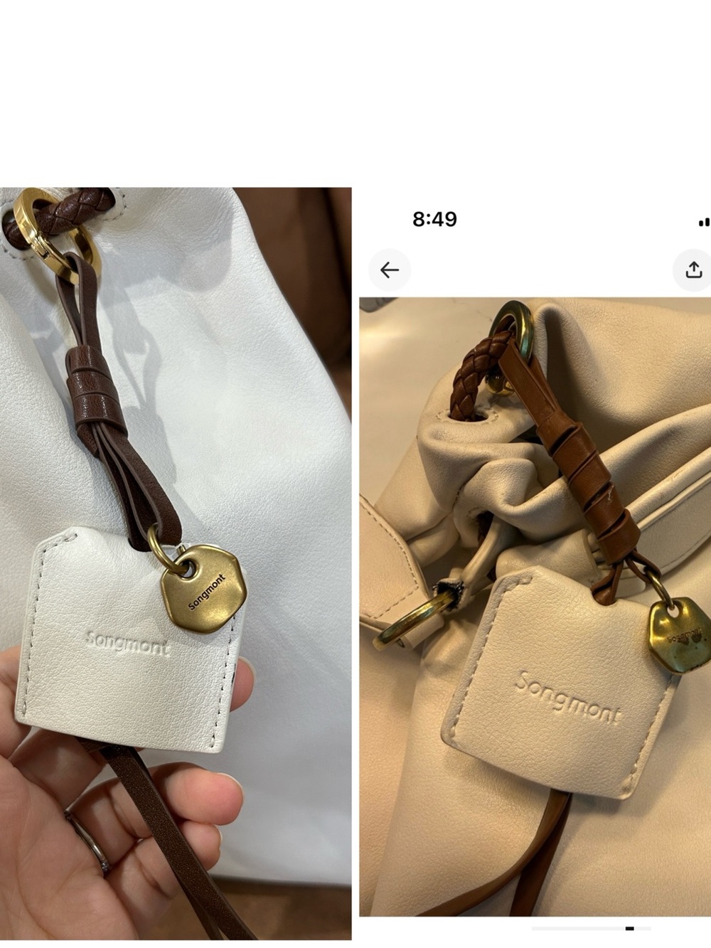 How to spot Fake Songmont Gather Bag in Cloud